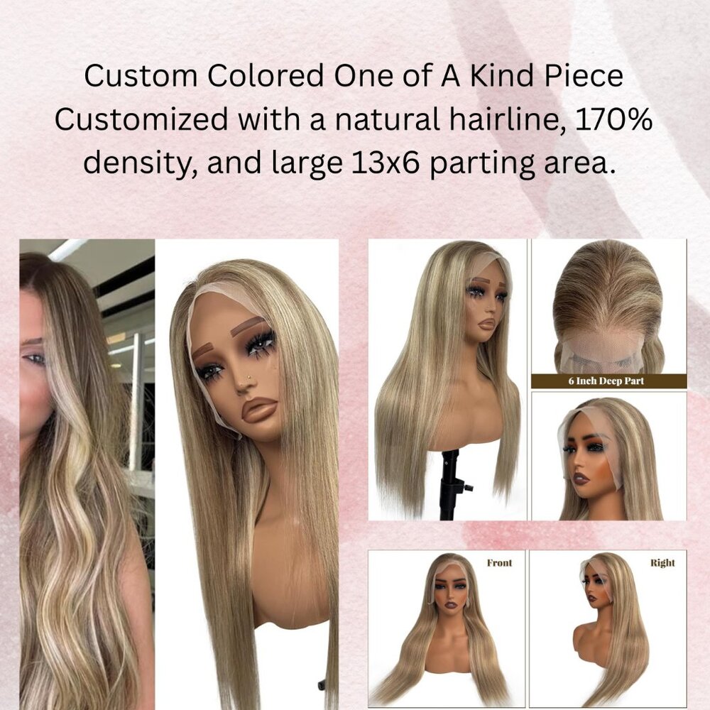 ✨18-22 In Layered Pecan Brown Dimensional Lace Wig w/Large Parting Area✨